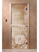 Дверь для саун DoorWood "Волшебный пар прозрачная"