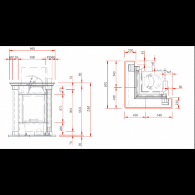 Мраморный камин Schmid N23