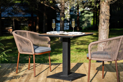 Обеденная группа 4SIS Каффе из роупа Цвет: дуб Обеденная группа 4SIS Каффе из роупа Цвет: дуб