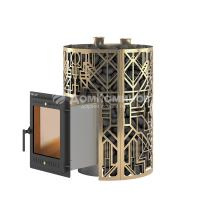 Печь для бани Эверест "Steam Master" GALAXY 30 INOX (320М) GOLD диаметр дымохода: 115 мм Печь для бани Эверест "Steam Master" GALAXY 30 INOX (320М) GOLD диаметр дымохода: 115 мм