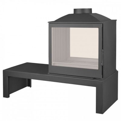Отопительная печь Liseo Castiron LCI 5 GDF Table, двусторонняя Отопительная печь Liseo Castiron LCI 5 GDF Table, двусторонняя