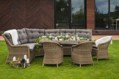 Обеденная группа 4SIS Базелла Цвет: соломенный