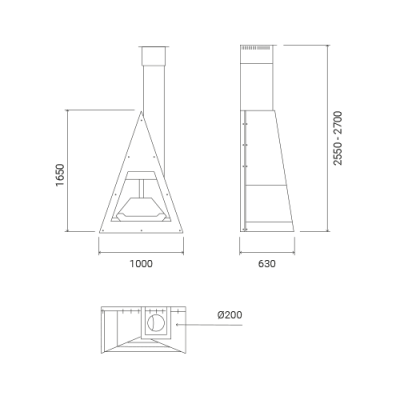 Камин Traforart Breda фронтальный Камин Traforart Breda фронтальный