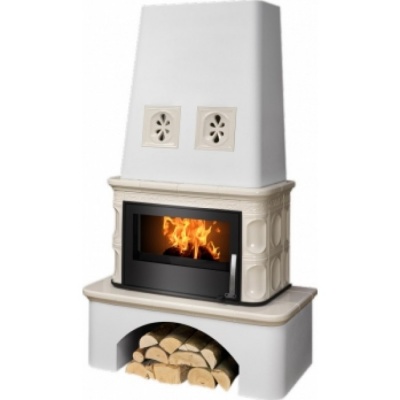 Печь-камин ABX LAPONIE II OX (перламутр)