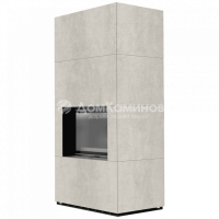 Каминокомплект FLOKI в облицовке NATURALI PIETRA DI SAVOIA PERLA BOCCIARDATA