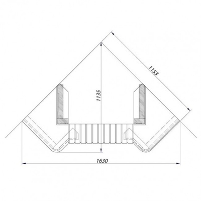 Каминная облицовка Supra-Russia TANGO SR, с деревянной балкой