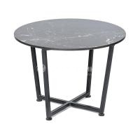 Журнальный стол 4SIS Майами Ø50 Цвет: черный мрамор