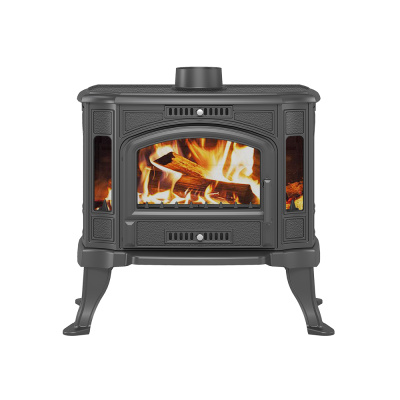 Печь-камин Везувий KZ-14 S "Антрацит" диаметр дымохода: 150 мм