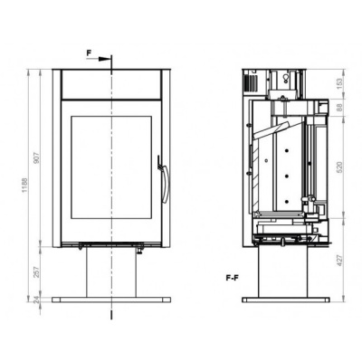 Печь-камин Ember Миляна Ski 400 DV