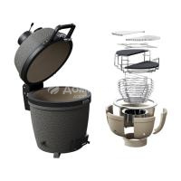 Гриль керамический угольный Kamado Epicurean Model X Solo Patina (Built-In)