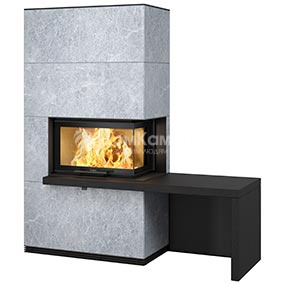 Contura i41T с полкой и скамьёй