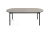 Журнальный стол 4SIS Диего 120х60, каркас темно-серый (RAL7024), цвет "серый гранит"