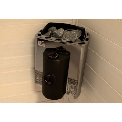 Электрическая печь SAWO Mini X MX-36NB-Z (3,6 кВт, встроенный пульт, внутри оцинковка, снаружи нержавейка)