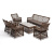 Лаунж-зона 4SIS Асти на 6 персон Цвет: коричневый