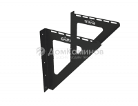 Консоль настенная Grill'D ЧС 2мм (L-400) черный (порошковая краска)