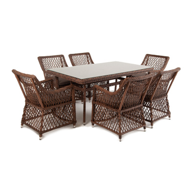 Обеденная группа 4SIS Латте Цвет: коричневый Обеденная группа 4SIS Латте Цвет: коричневый