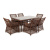 Обеденная группа 4SIS Латте Цвет: коричневый