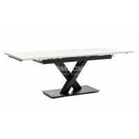 Интерьерный раздвижной стол 4SIS Юпитер Цвет: белый глянцевый