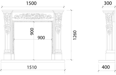 Мраморный портал Gracia