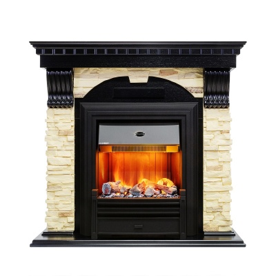 Каминокомплект Dublin Сланец Brookline Black 